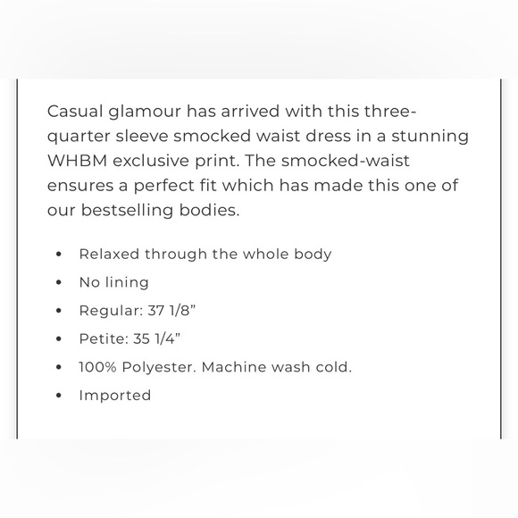 ✨NWT- White House Black Market VNK Smoked Mini Draped Floral Dress size large - Picture 4 of 12